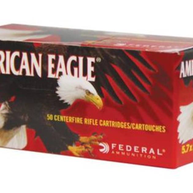 Federal American Eagle 5.7x28mm 40gr, Speer Full Metal Jacket, 50rd Box