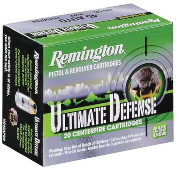 Close× Remington Ultimate Home Defense 9mm 124gr, Brass Jacketed Hollow Point 20rd Box