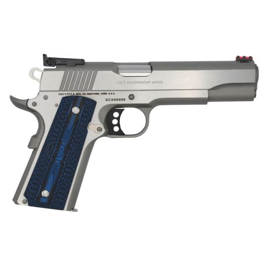 Colt Gold Cup 45 ACP 8+1 Round Pistol, Brushed Stainless