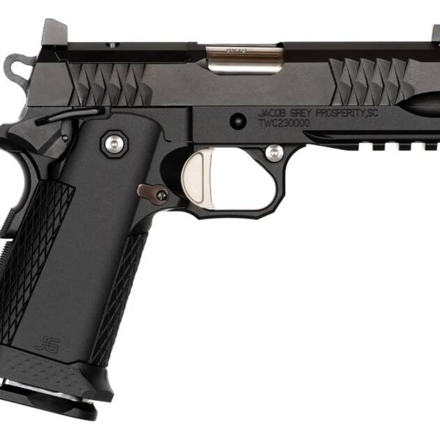Jacob Grey TWC Double Stack 1911 9mm Semi-Auto Optic-Ready Pistol