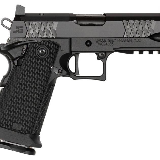 Jacob Grey TWC Black 9mm Double Stack 1911 Pistol with 4.25 Inch Barrel
