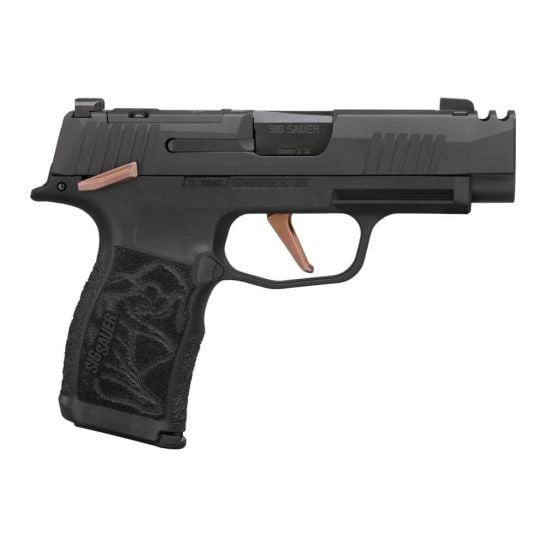 Sig Sauer P365-XL Rose Comp California 9mm 3.10" 10rds, Black