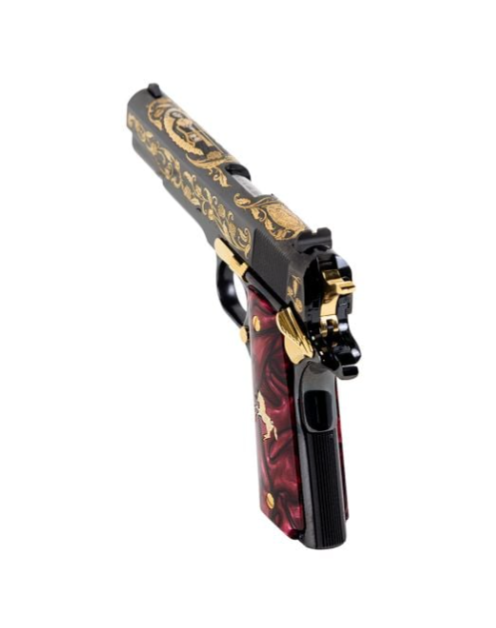 Colt 1911 Saint Series Santa Muerte 5" 38 Super Auto +P Engraved 9rd Pistol - Image 5