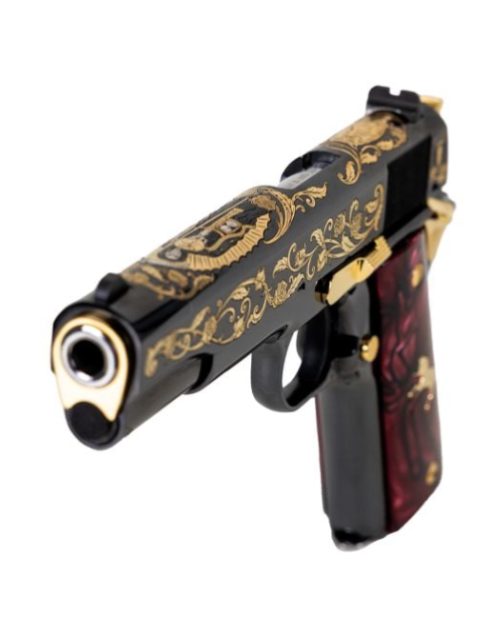 Colt 1911 Saint Series Santa Muerte 5" 38 Super Auto +P Engraved 9rd Pistol - Image 7
