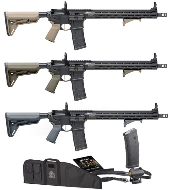Springfield Saint Victor 5.56mm AR-15 Gear Up Rifle Package with Extra Mag, Vortex