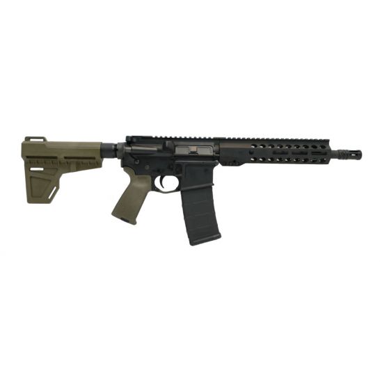 PSA AR-15 Pistol 10.5" CARBN 5.56 Phos. M-Lok MOE Shockwave, OD