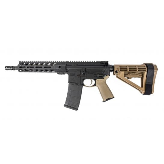 PSA AR-15 Pistol 5.56 10.5" Carbine 1/7 Phos. 9" LTWT M-Lok MOE+ EPT SBA4, FDE - Image 2