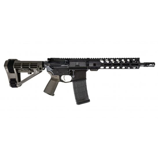 PSA AR-15 Pistol 10.5" Carbine 1/7 Phos. 9" LTWT M-Lok MOE EPT SBA4, ODG
