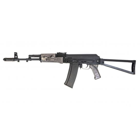 PSA AK-101 Forged Classic Triangle Side Folding Rifle with Toolcraft Trunnion, Bolt, and Carrier, Treebark