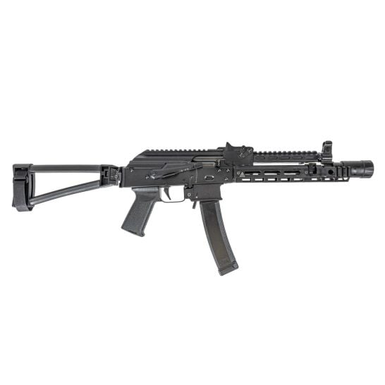 PSA AK-V 9MM Moe ALG With Soviet Arms 9.25" Booster Cut Rail And Gas Tube, And Triangle Side Folding Pistol, Black - Image 2