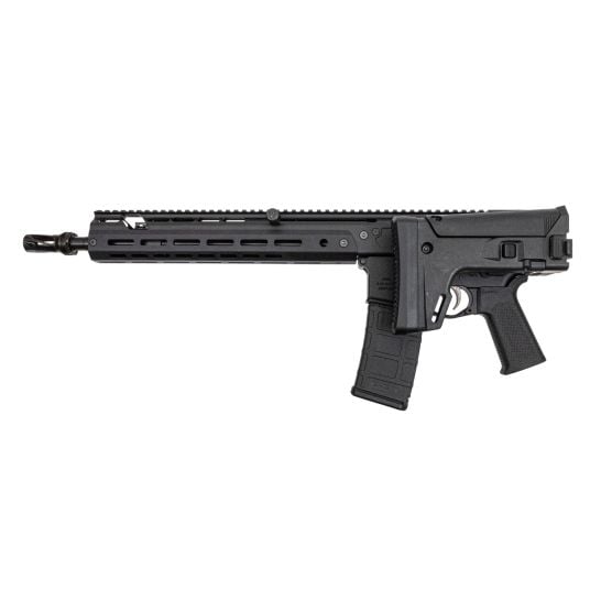 PSA 14.5" JAKL Rifle Length 5.56 1:7 Nitride HUXWRX Flash Hider MOE SL EPT F5 Stock Rifle, Black - Image 4