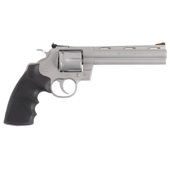 Colt Python 6" 6rd .357 Magnum Revolver, Stainless w/ Hogue Grip - PYTHON-SM6RTS - Image 3