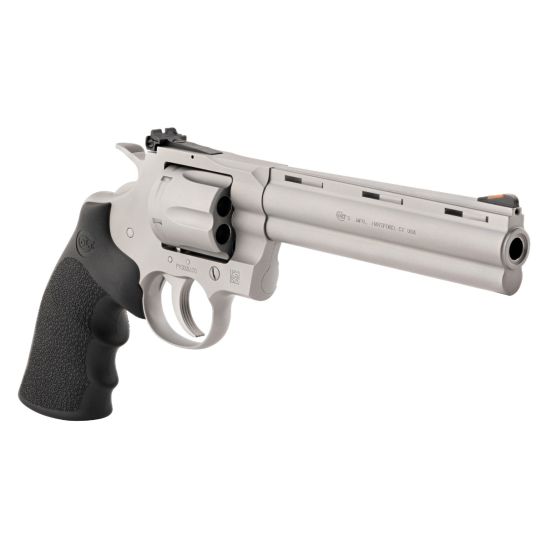 Colt Python 6" 6rd .357 Magnum Revolver, Stainless w/ Hogue Grip - PYTHON-SM6RTS