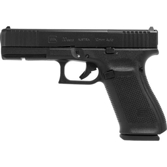 Glock G20 Gen5 MOS 10mm 4.61" 15rd Pistol, Black