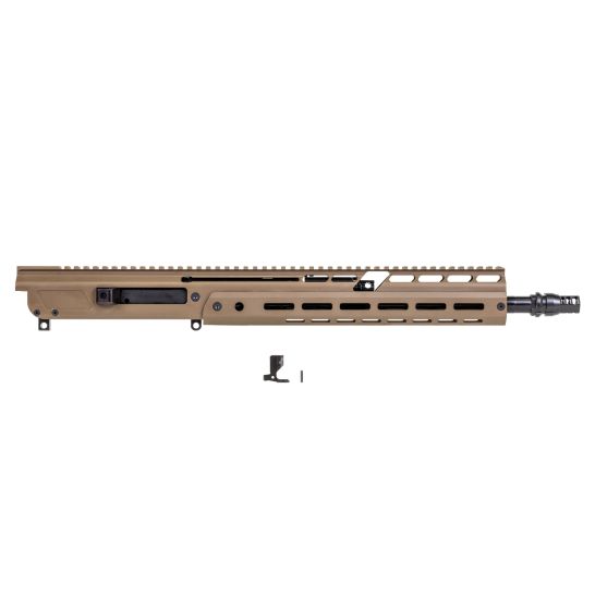 PSA JAKL 14.5" Rifle Length Upper Assembly .300 AAC Nitride w/ Knurled CH, BCG, Keymo, FDE