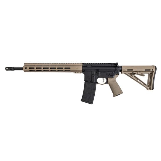 PSA 16" Mid-Length 5.56 NATO 1/7 Nitride 13" Lightweight Hex M-Lok MOE EPT Stealth Rifle, FDE - Image 3