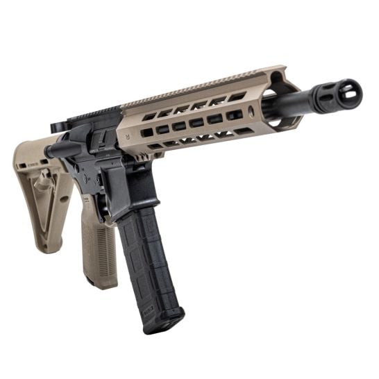 PSA 16" Mid-Length 5.56 NATO 1/7 Nitride 13" Lightweight Hex M-Lok MOE EPT Stealth Rifle, FDE - Image 2