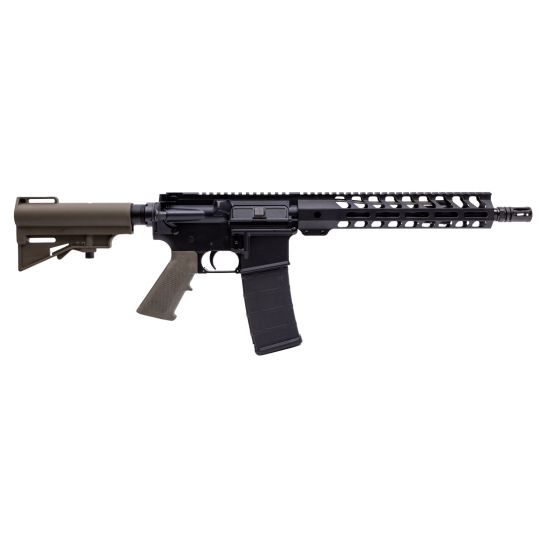 PSA 11.5" Carbine-Length 5.56 1/7 Phosphate 10.5" Lightweight M-Lok Classic HAR-15 Pistol, ODG