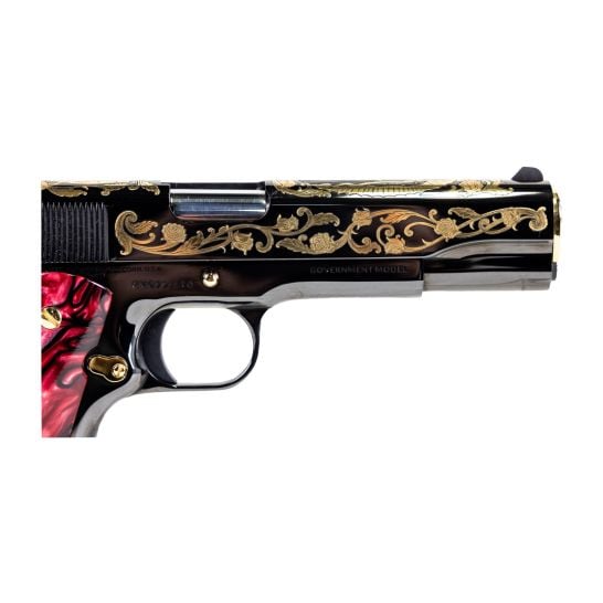 Colt 1911 Saint Series Santa Muerte 5" 38 Super Auto +P Engraved 9rd Pistol - Image 4