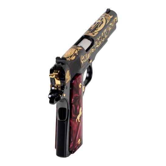 Colt 1911 Saint Series Santa Muerte 5" 38 Super Auto +P Engraved 9rd Pistol - Image 6