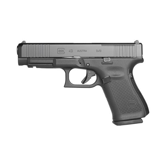Glock G49 G5 MOS 9mm 4.49" 15rd Pistol, Black