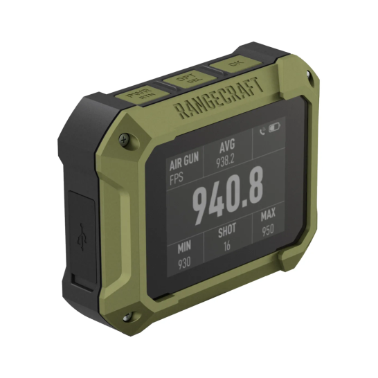 Athlon Optics 2.4" Display Rangecraft Velocity Pro Radar Chronograph, Green - Image 4