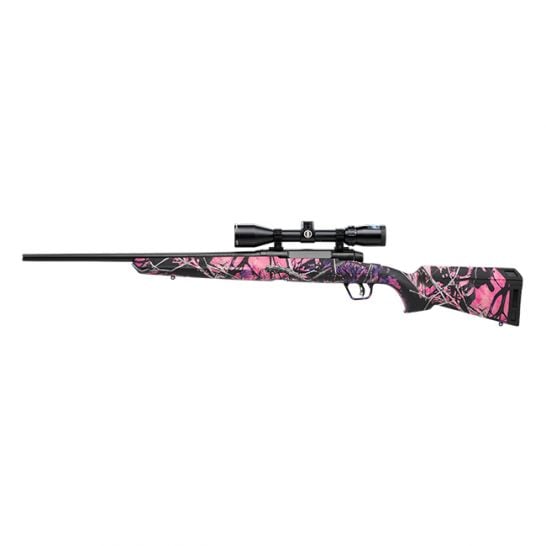 Savage Axis II XP Compact .243 Win 20" Rifle w/ Bushnell, Scope, Muddy Girl