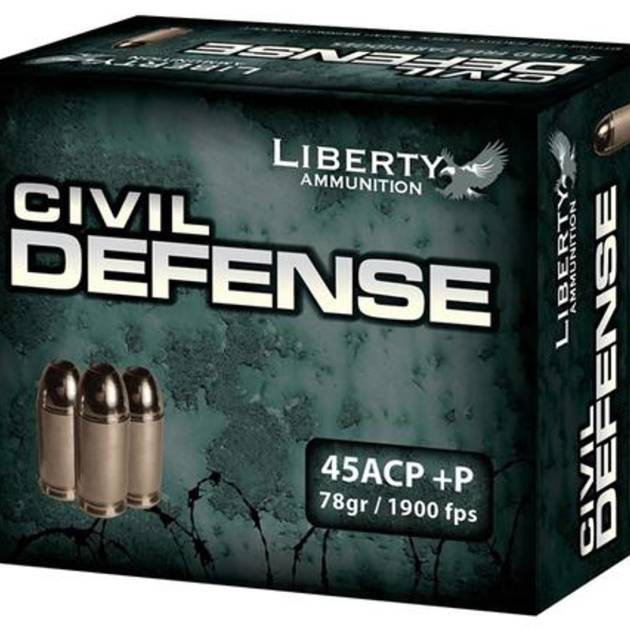 Liberty Ammo Civil Defense 9mm 50gr, LF Fragmenting HP, 20rd Box