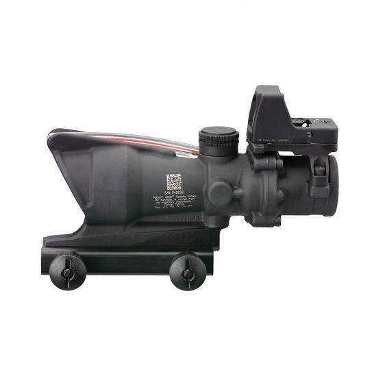 Trijicon ACOG 4x32mm Dual Illuminated Chevron .223 BDC Ballistic Red Rifle Scope w/ RMR - Image 4