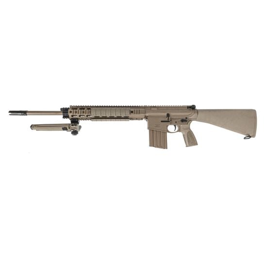 AR-10 Rifle Forged 20" .308 w/ 12.5" Quad Rail, A1 Stock, Magpul Bi-Pod, 3 Mags, & Sabre Bag, FDE - Image 2