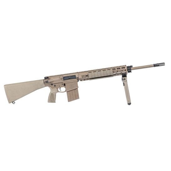 AR-10 Rifle Forged 20" .308 w/ 12.5" Quad Rail, A1 Stock, Magpul Bi-Pod, 3 Mags, & Sabre Bag, FDE - Image 4