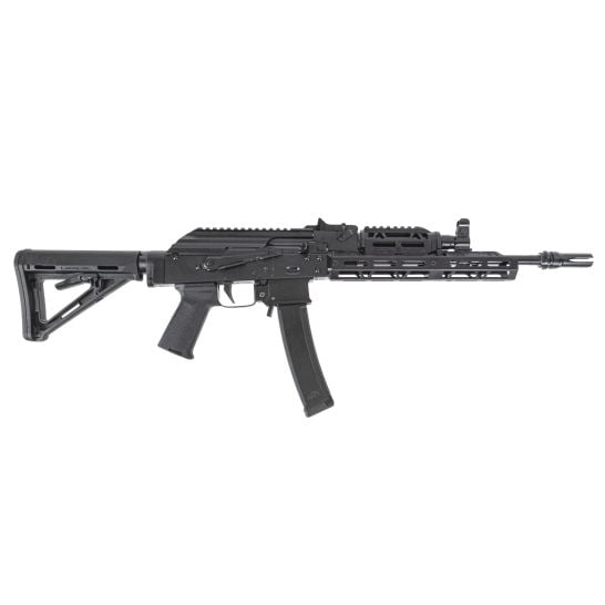 PSA AK-V 13.7" 9mm MOEkov Rifle P&W w/ JL Billet Rail, M4 Stock, and ALG Trigger - Black