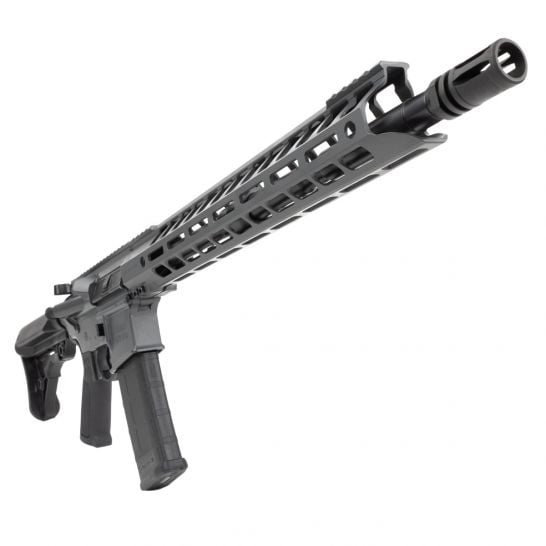 Lead Star Arms Grunt Rifle - 16" M4 w/ 15" Grunt Handguard (Black) (Concrete Grey)