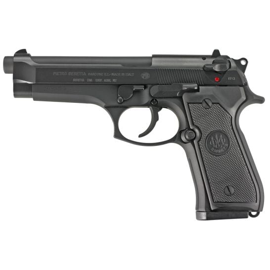 Beretta 92FS 9mm Pistol, 4.9" Barrel, Black