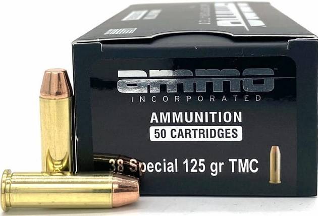 Ammo Inc .38 Special, 125gr, TMC, 50rd Box