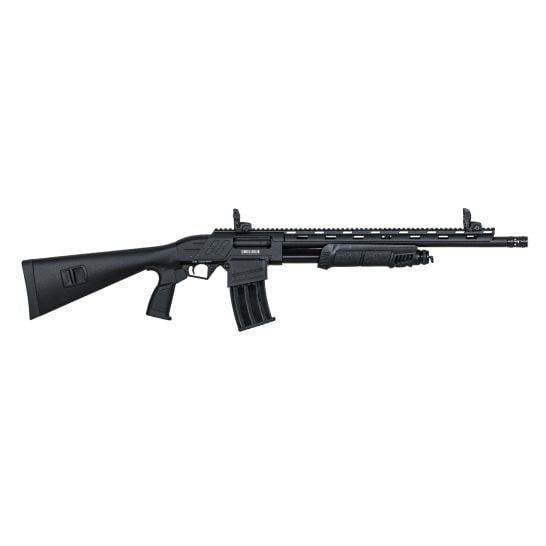 Boundkraft Defender 20" Pump 12ga 5rd Shotgun, Black