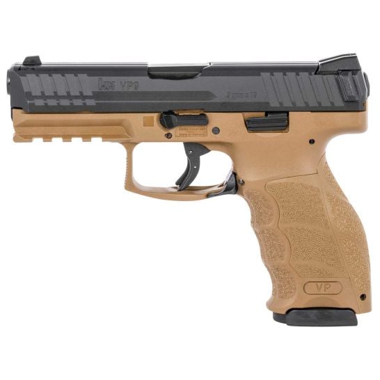 HK VP9 9mm Pistol 17rd 4.1", FDE - Image 2