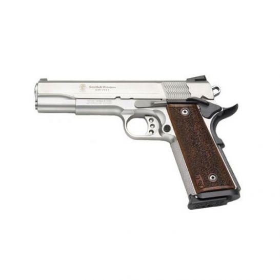 Smith & Wesson SW1911 PC Pro Series 9mm 1911 Pistol, Matte Silver