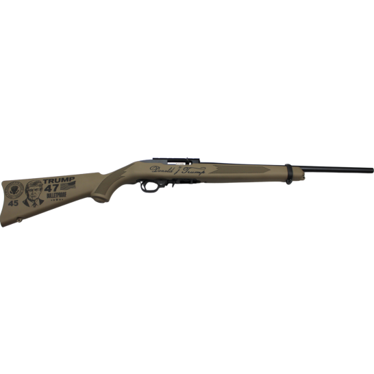 Ruger 10/22 Carbine Trump 2.0 47th .22LR 18.5" 10rd Rifle, Flat Dark Earth